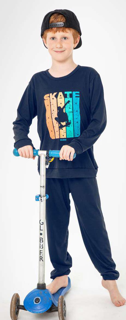 INV. PIJAMA NENE EN MODAL LISO "SKATE"