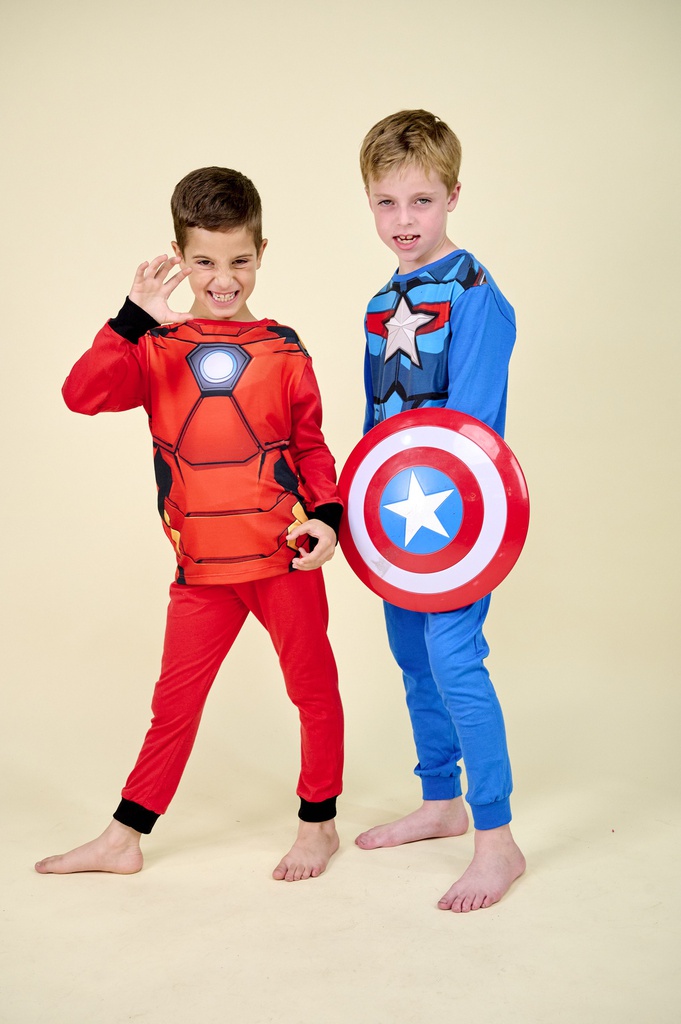 INV. PIJAMA DE JERSEY MODAL DISFRAZ ML AVENGERS "IRON MAN"