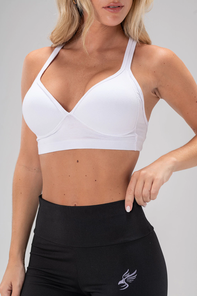 VER. TOP DEPORTIVO DE ALGODÓN LYCRA CON TAZA SOFT