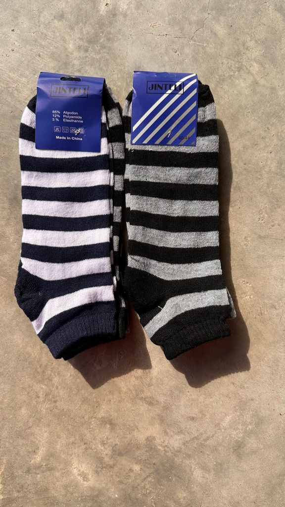 MEDIAS PROMOCION MAX SPORT - JINTELI - FASHION PACK X3 SOQUETE HOMBRE / INVISIBLE DAMA MERCURY