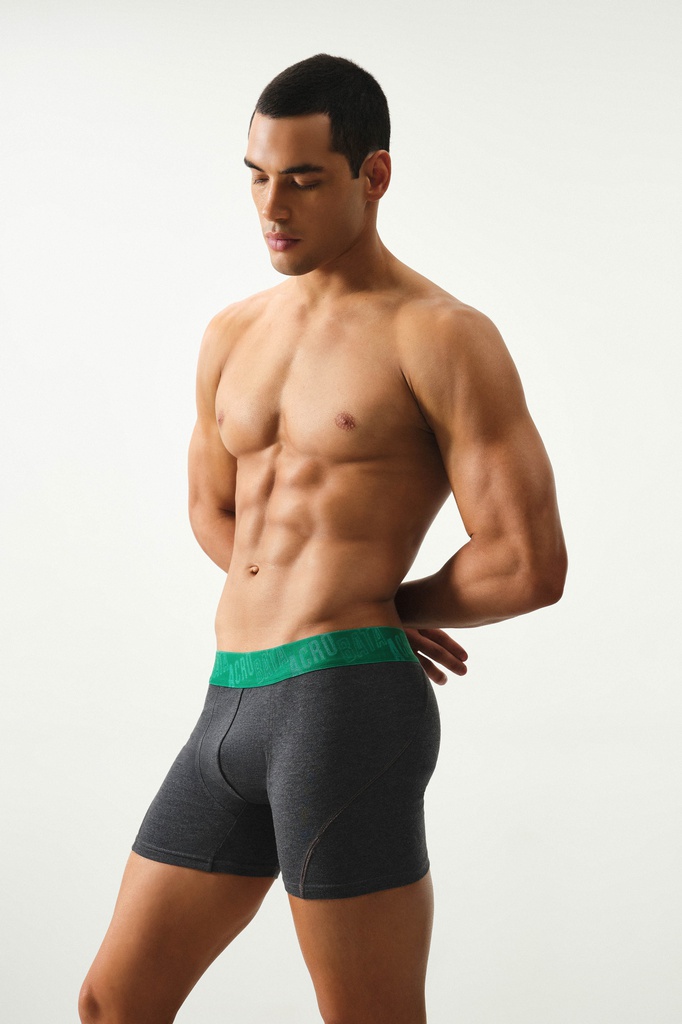 BOXER ALGODON &amp; LYCRA LISO