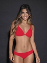 CONJUNTO TRIANGULO SIN PUSH UP EN ALGODON LYCRA LISO. COLA LESS