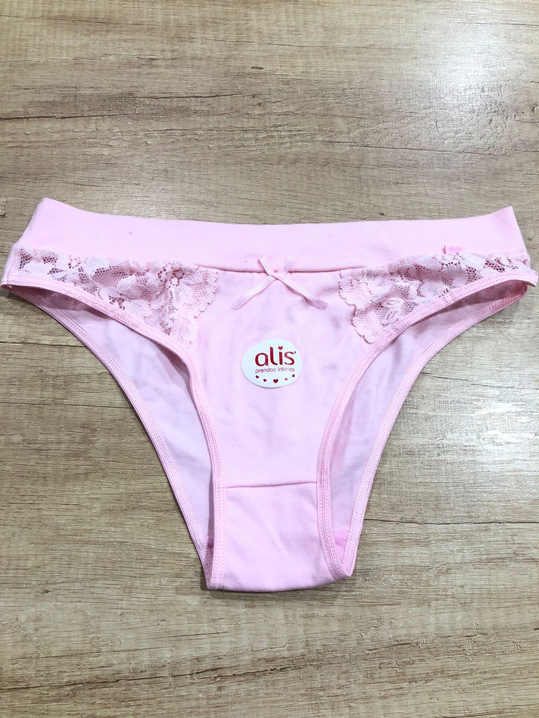 ROSA VEDETINA ALGODÓN C/LYCRA CON CINTURA DE FAJA