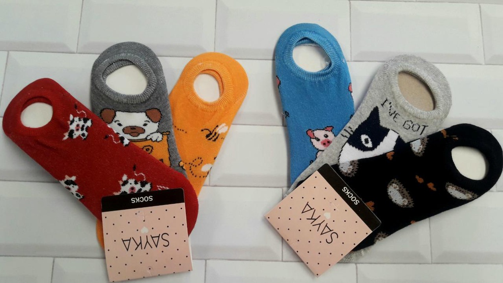 PACK X 3 INVISIBLE DAMA ESTAMPADA