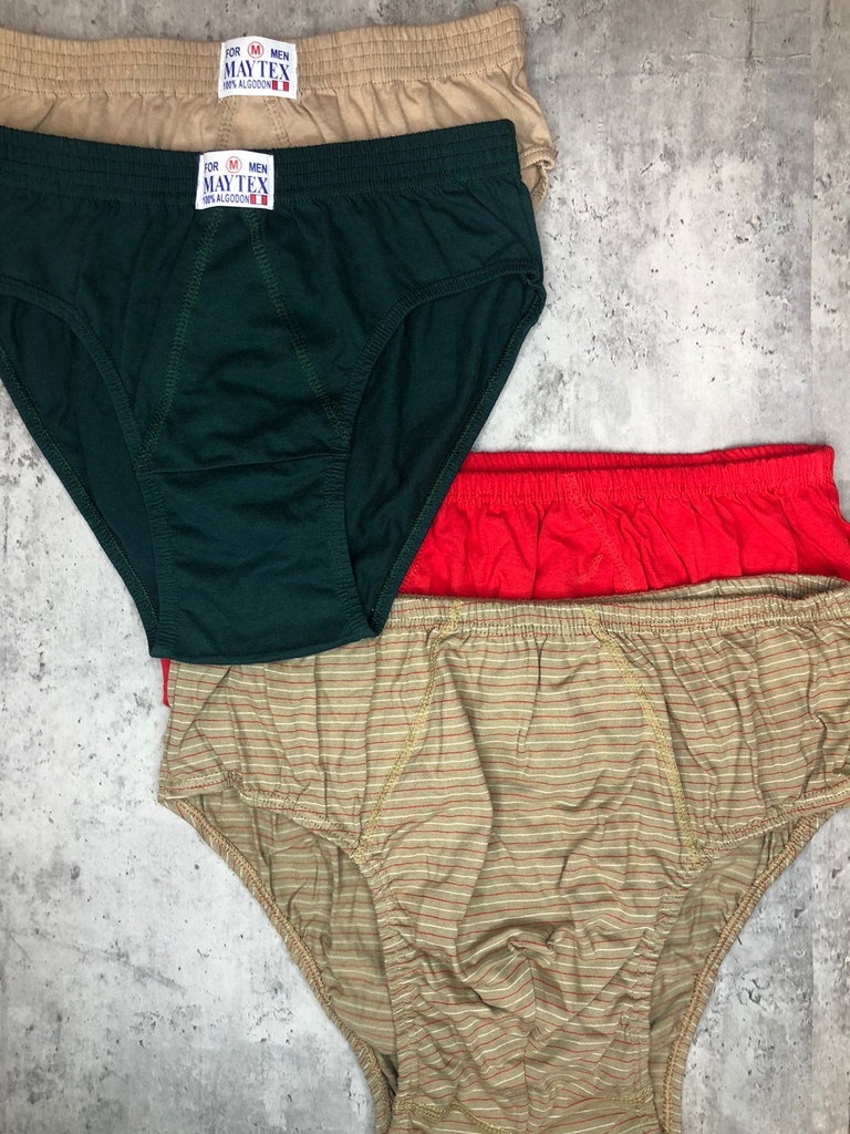 SLIP HOMBRE LISO CLASICO ELASTICO EMBUTIDO - BRADBURY MAYTEX