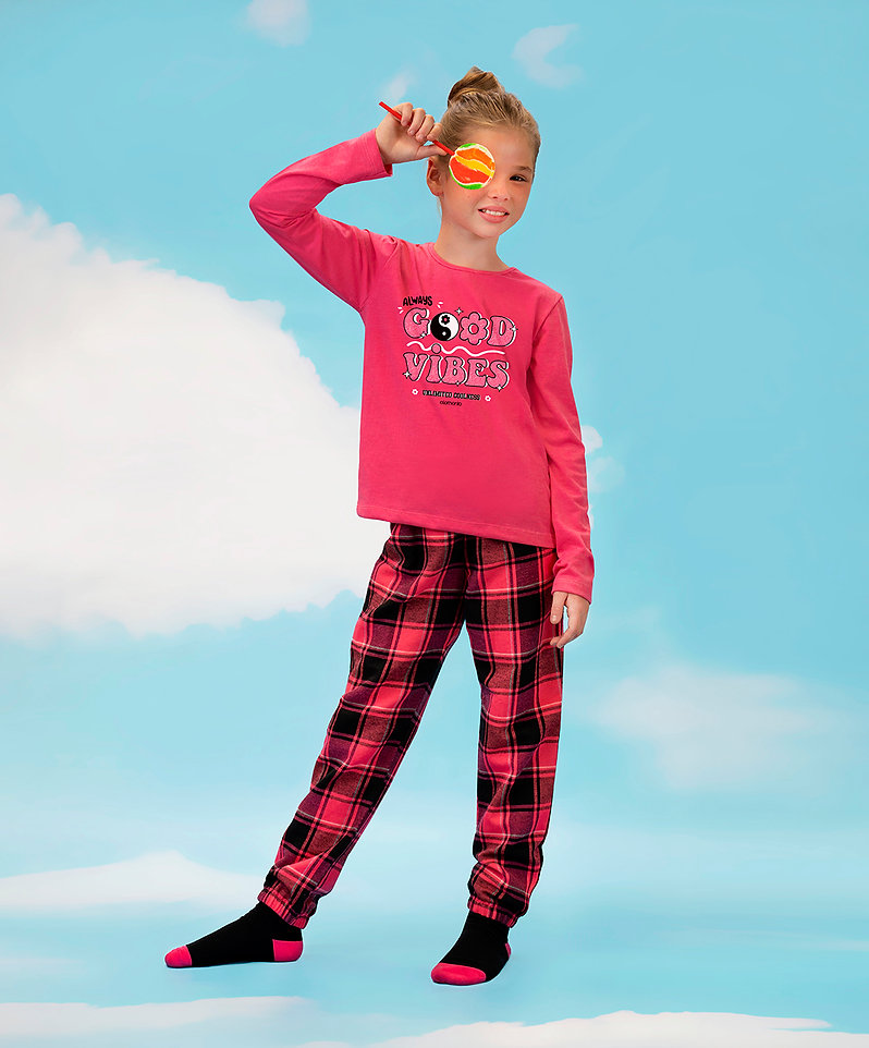  INV. PIJAMA PANTALON PILU CUADRILLE