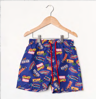 VER. SHORT DE BAÑO ESTAMPADO "AVENGERS"