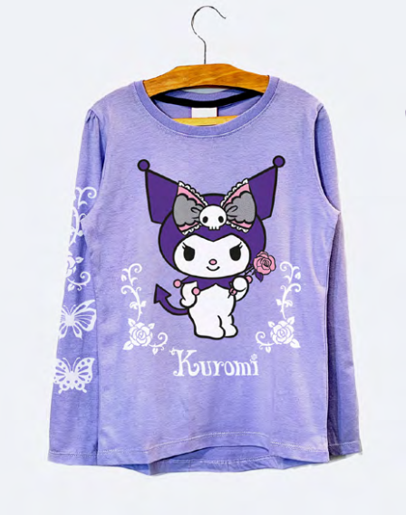 DESCUENTO 15% LIQUIDACION DE TEMPORADA! I INV. REMERA DE ALGODÓN ESTAMPADA "KUROMI"