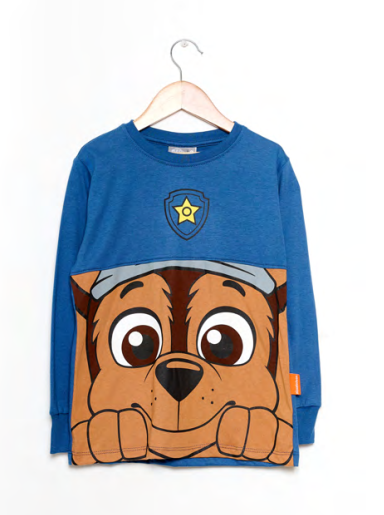 LIQUIDACION ! - INV. REMERA DE ALGODÓN ESTAMPADA "PAW PATROL"