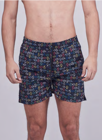 VER. SHORT DE BAÑO ESTAMPADO
