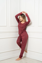 INV. PIJAMA DAMA DE MODAL SOFT CON PUNTILLA