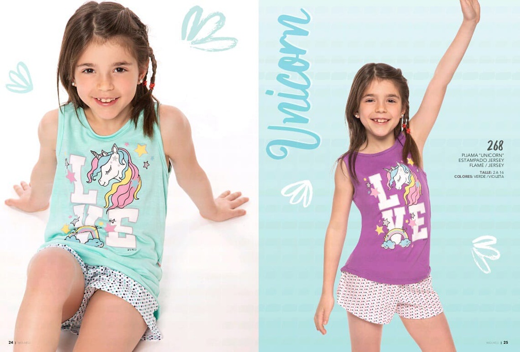 VER. PIJAMA DE JERSEY "UNICORN"