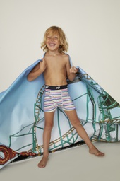 [XY1002] Bóxer niño algodón-lycra estampado "MIL RAYAS"