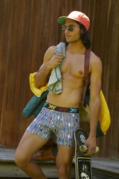 [XY1325] BÓXER ALGODÓN-LYCRA / PINZA CENTRAL "COLORES"