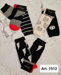 [SAYS1512] PACK X 2 MEDIA HOMBRE 1/2 CAÑA DISEÑO