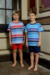 [PIA451] VER. NENE PIJAMA JERSEY MANGAS CORTAS RAYADO