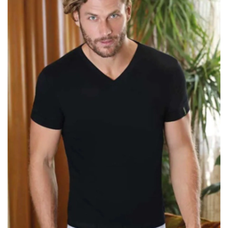 [ACB7000] OFERTON! - REMERA MANGA CORTA 100% ALGODÓN CON ESCOTE "V"