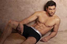 [LM893/1] BOXER DE ALG LYCRA LISO