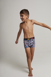 [XY1025] BÓXER NIÑO ALGODÓN-LYCRA ESTAMPADO "COLORES"