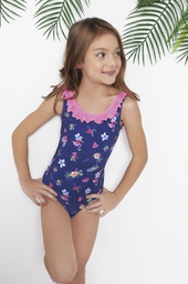 [KAUSM578] BLACK! -15% OFF !! - MALLA ENTERIZA NENA DE TRICOT ESTAMPADO Y LISO