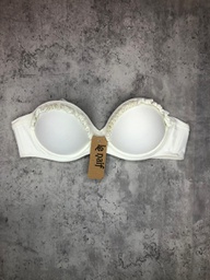 [NAIF123] BLACK! -15% OFF !! - MALLA CORPIÑO SOFT LISO CON VOLADOS