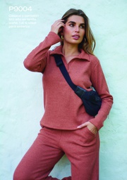 [ANDP9004]  INV. PIJAMA TERMICO BUZO M/L Y PANTALON TIRO ALTO DE LANILLA WAFLE