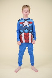 [DIS80295]  INV. PIJAMA DE JERSEY MODAL DISFRAZ ML AVENGERS "CAPITAN AMERICA"