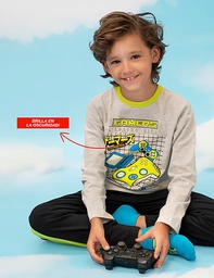 [ELE2494]  INV. PIJAMA MANGAS LARGAS Y PANTALON BRILLA EN LA OSCURIDAD