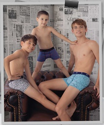 [MAR5025] BOXER NIÑO DE ALGODÓN Y LYCRA "FANTASMAS"