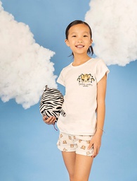 [ELE2536] VER. PIJAMA NENA REMERA Y SHORT DE MORLEY ESTAMPADO 