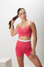 [SHE6467M] VER.  TOP DEPORTIVO TAZA SOFT LISO