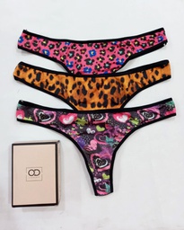 [LOD9501/E] PACK X3 COLALES DE MICROFIBRA ESTAMPADA