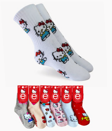 [ELE5903.2-3] MEDIA 1/3 ESTAMPADA NIÑOS "HELLO KITTY"