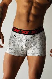 [XY1350] BOXER DE ALGODÓN Y LYCRA ESTAMPADO "TATTOO"