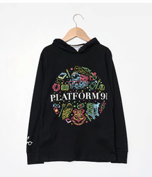 [DIS87501]  INV. REMERA DE ALGODÓN ESTAMPADA CON CAPUCHA "HARRY POTTER"