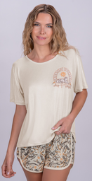 [SP11769] VER. PIJAMA REMERA Y SHORT  ESTAMPADO "TIGRE"