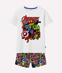[DIS80888] VER. PIJAMA DE ALGODÓN ESTAMPADO "AVENGERS"