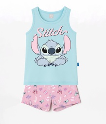 [DIS82937] VER. PIJAMA MUSCULOSA Y SHORT ESTAMPADO "STITCH"