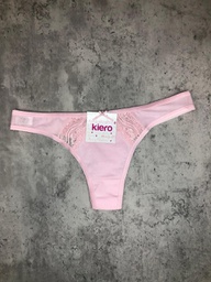 [KROS3991] ROSA COLALES DE ALGODÓN Y LYCRA CON PUNTILLA