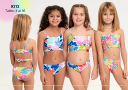 [VYO9312] VER. MALLA BIKINI NENA ESTAMPADA "FLORES"
