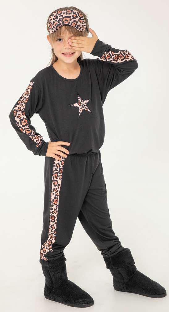 INV. PIJAMA NENA CON RECORTES ESTAMPADOS Y APLIQUE BORDADO "ZAIRA"