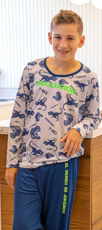 PIJAMA VARON  "DINOSAURIO" 