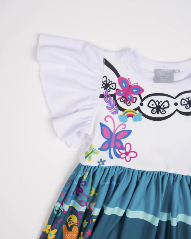 VER. CAMISON DISFRAZ SUBLIMADO "ENCANTO" CON VOLADOS