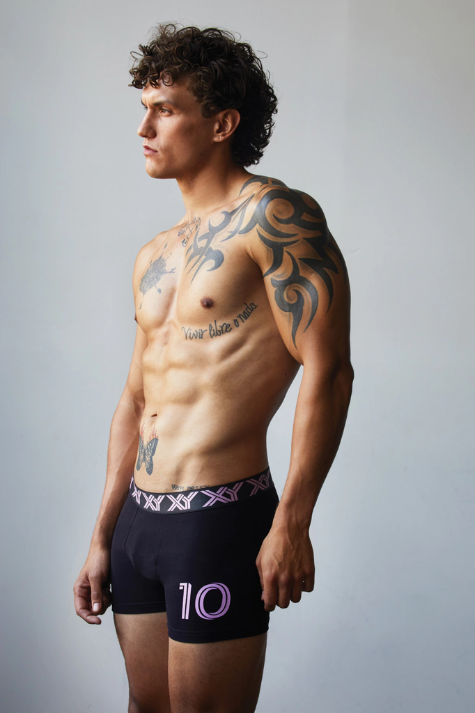 BOXER ALGODÓN-LYCRA LISO "GOAT"