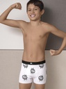 BOXER NENE ALGODÓN Y LYCRA ESTAMPADO "CALAVERA"