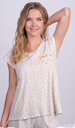 VER. PIJAMA REMERA Y SHORT ESTAMPADO "PRINT"