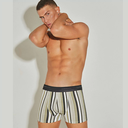 BOXER ALGODÓN &amp; LYCRA RAYADO VERTICAL/ ELÁSTICO PERSONALIZADO