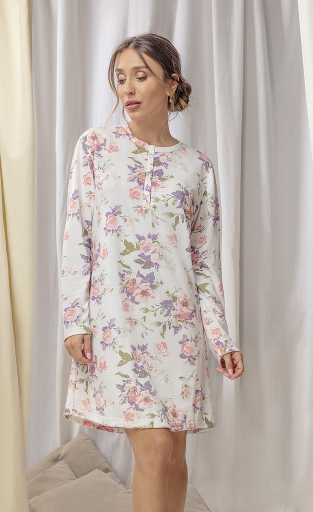  INV. CAMISON DE JERSEY - LINEA FLOWERS