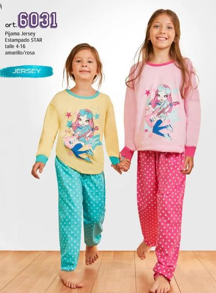 LIQUIDACION ! - INV. PIJAMA JERSEY ESTAMPADO "STAR"