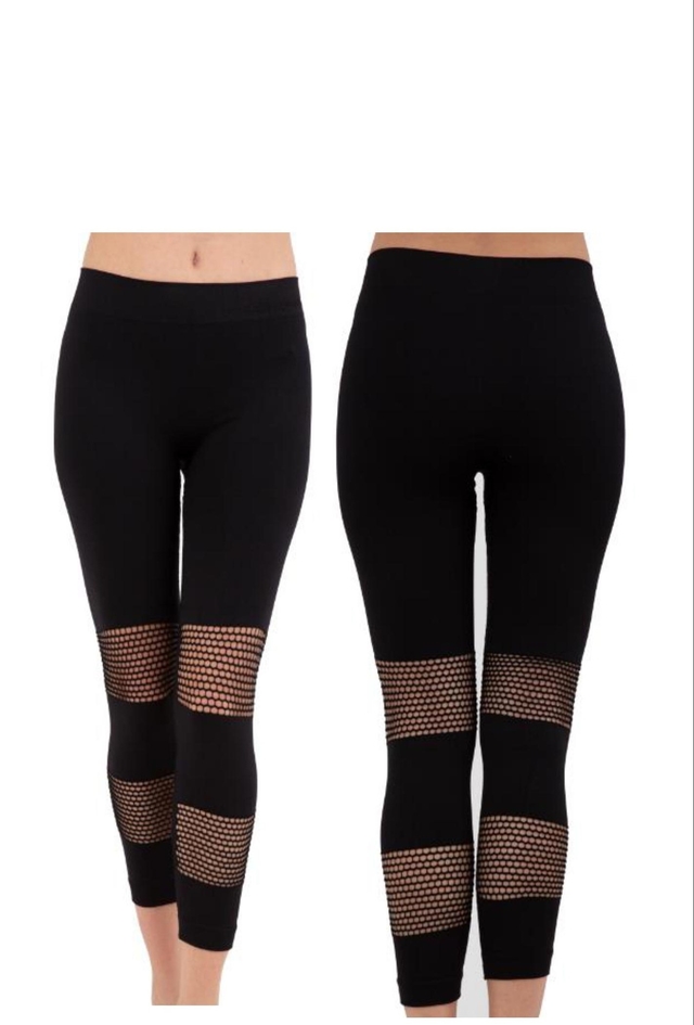 CALZA DE MICROFIBRA SIN COSTURA DAMA CON RED